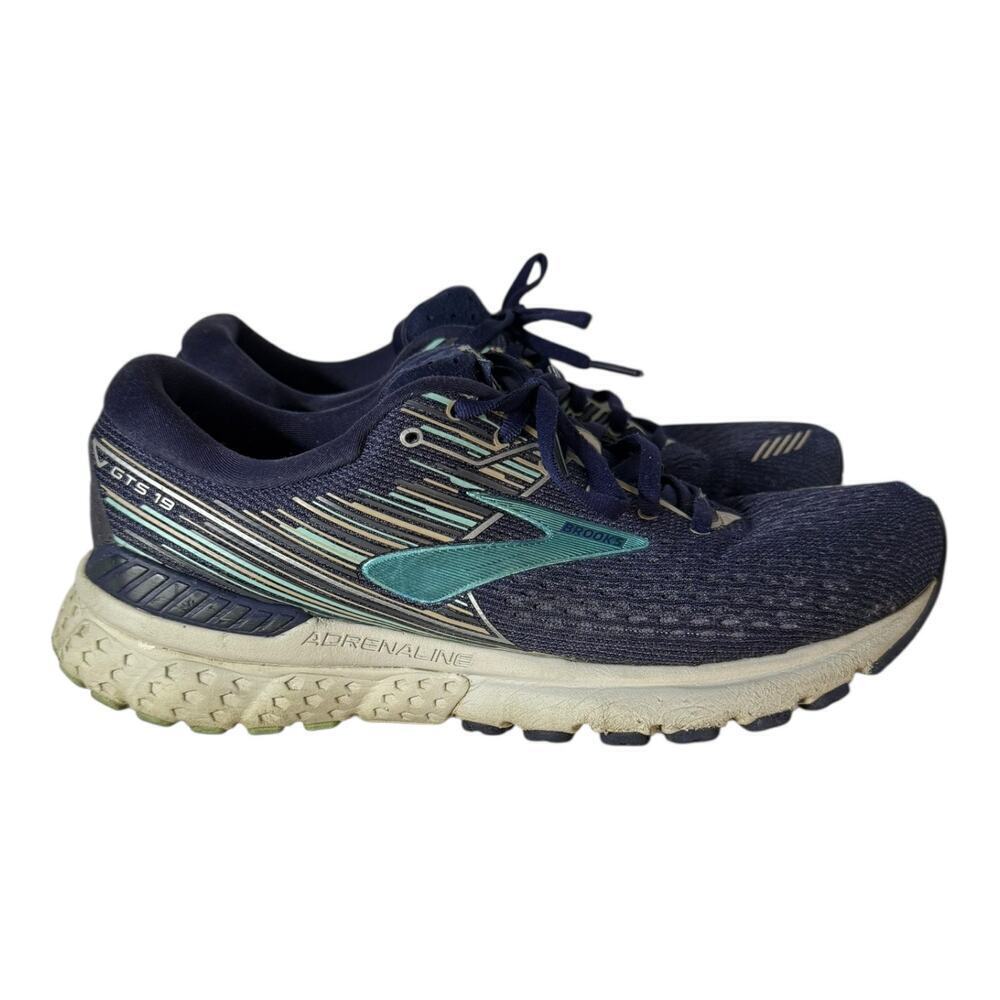 Brooks Adrenaline GTS 19 Women's Running Shoes Size 10 D Blue